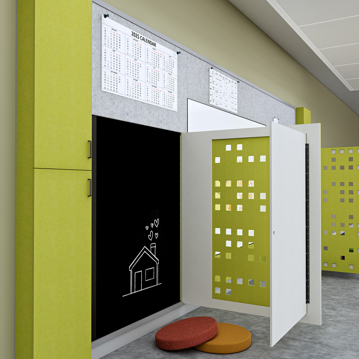 Platinum Visual Solutions - P360 - Higher Education - Corner_1 - Touchdown Wall - WEB